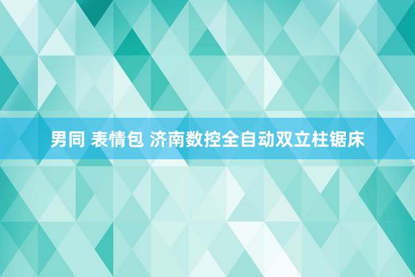 男同 表情包 济南数控全自动双立柱锯床
